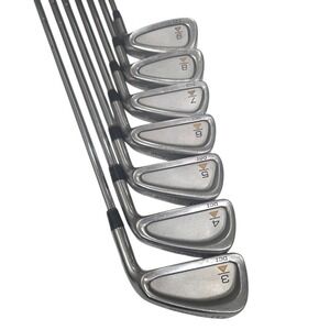 Titleist DCI MS 209 Irons 3-9 with Golf Clubs Set of 7 Irons RH Stiff Vtg 90's